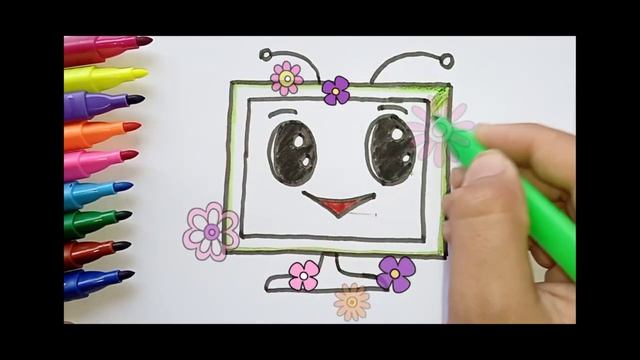Рисуем телевизор. Нарисовать телевизор для детей смотреть онлайн
