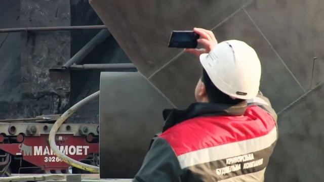 Строительство новой доменной печи на Запорожстали смотреть онлайн