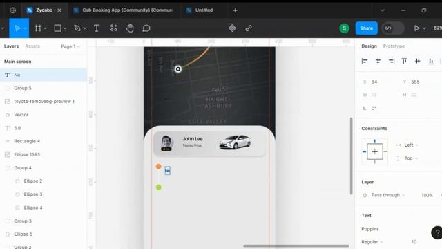 Design modern and minimal UI Design of car booking service in Figma 2023 смотреть онлайн