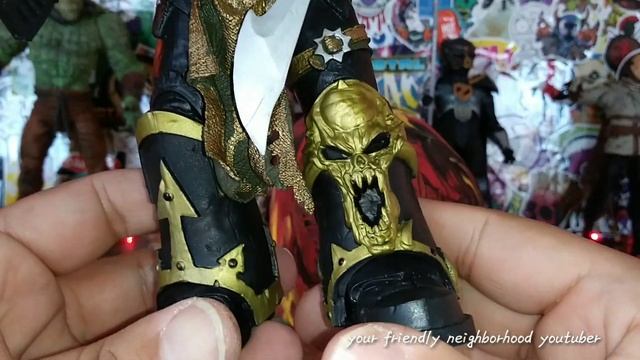 CUSTOM CHAOS SPACE MARINE ▪ WARHAMMER 40K MCFARLANE REVIEW! смотреть онлайн