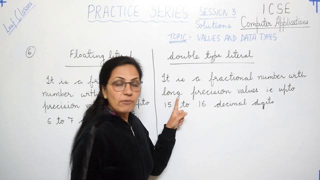 PRACTICE SERIES | SECTION A | VALUES AND DATA TYPES | SOLUTIONS | Session 3 | ICSE | Anjali Ma'am смотреть онлайн