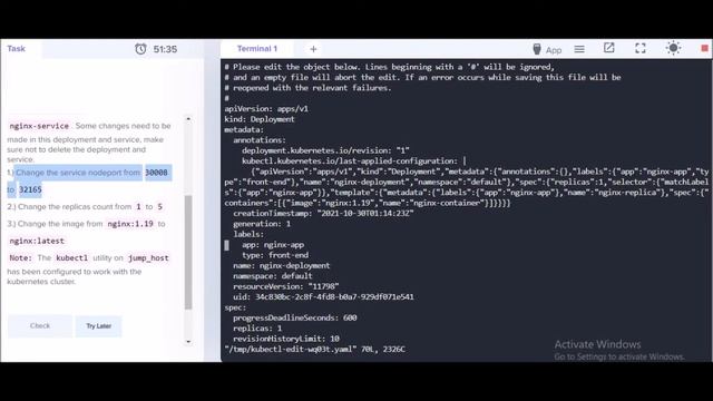 Update an Existing Deployment in Kubernetes | kodekloud tasks | devops | kubernetes | aws смотреть онлайн