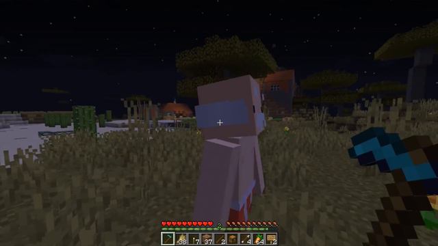 😱Как пройти майнкрафт с Bobby1545 и дедом?