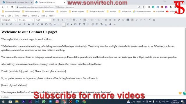 How to Create Contact Us Page in wordpress website with contact form 7 || Part-11 смотреть онлайн