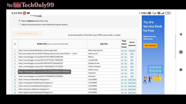 How to Find & Remove Broken Links in Blogger 2020 | Best Broken Link Checker Tool | One Page SEO смотреть онлайн