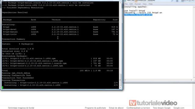 Instalarea serverului httpd pe Linux Centos 6.3 смотреть онлайн