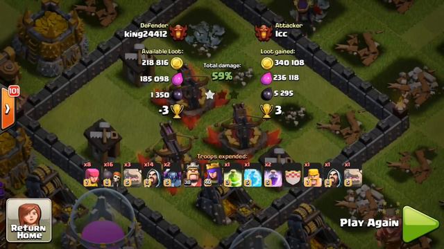 Clash of Clans Best ANTI 3 Star Base for 4000 Trophy Push! смотреть онлайн