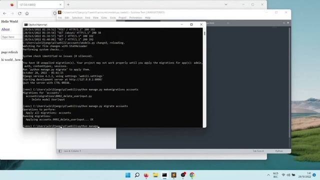 Making a social web app with Django - 7 - Django Models | Migrations | CRUD Database смотреть онлайн