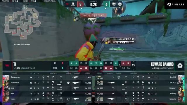 T1 x EDward Gaming (Mapa 3: Pearl) | VALORANT Masters Tokyo смотреть онлайн