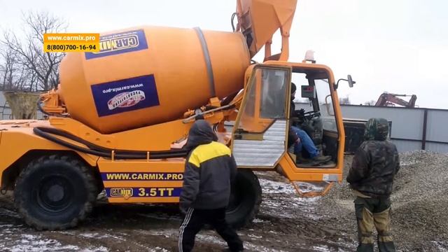 Мобильный бетонный завод CARMIX. Элиста. Декабрь 2018 года смотреть онлайн