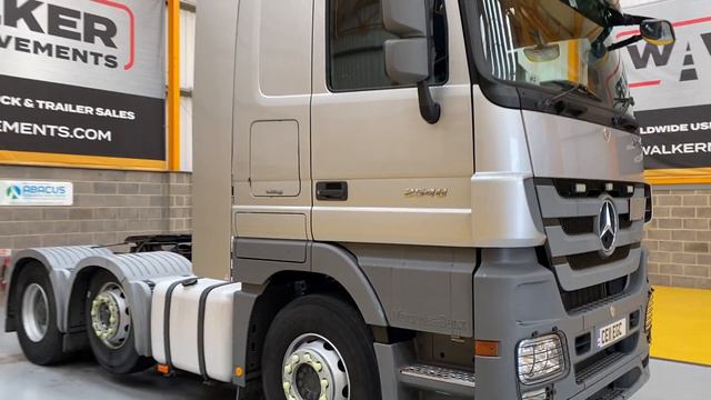 MERCEDES ACTROS 2548 V6 MP3 Eu5 MEGASPACE 72 TONNE SPECIAL TYPES 6X2 TRACTOR UNIT - 2011 - CE11 EGC смотреть онлайн