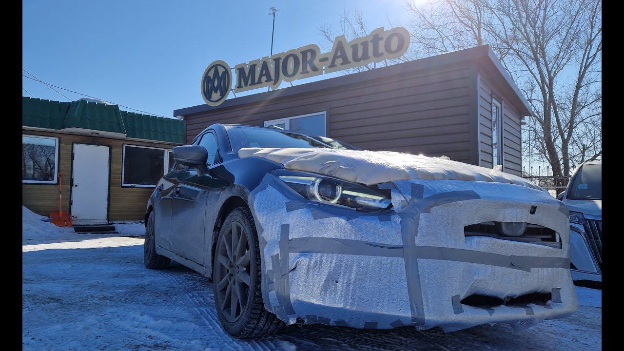 Что за аппарат, б...!? Mazda Axela едет в Красноярск смотреть онлайн
