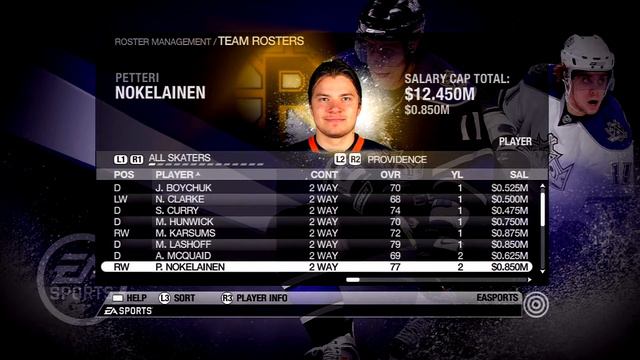NHL 09 Providence Bruins Overall Player Ratings смотреть онлайн