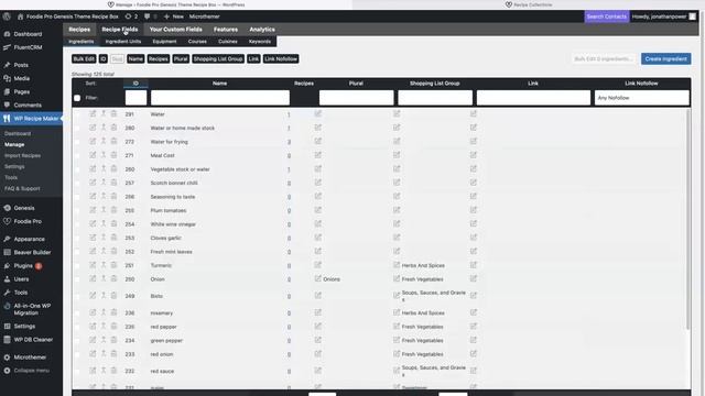 Part 11. Recipe Membership Website. Ingredient groups in WP Recipe Maker. смотреть онлайн