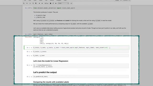 Machine Learning Hello World with Scikit Learn : Chapter- 4: Train Test Split смотреть онлайн