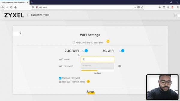 Configurando Roteador ZYXEL - EMG5523-T50B