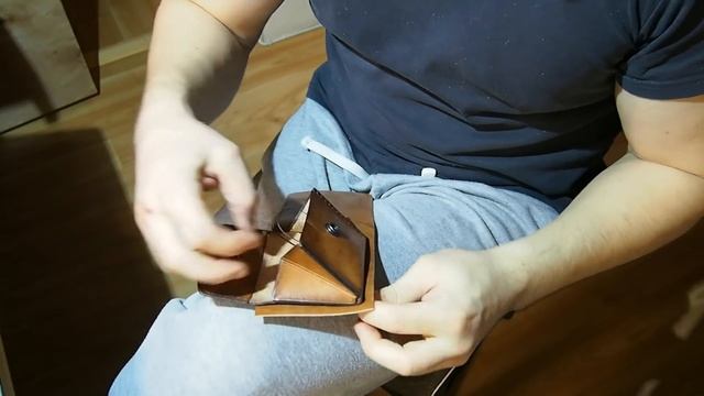 Кошелек с монетницей из кожи растительного дубления своими руками смотреть онлайн