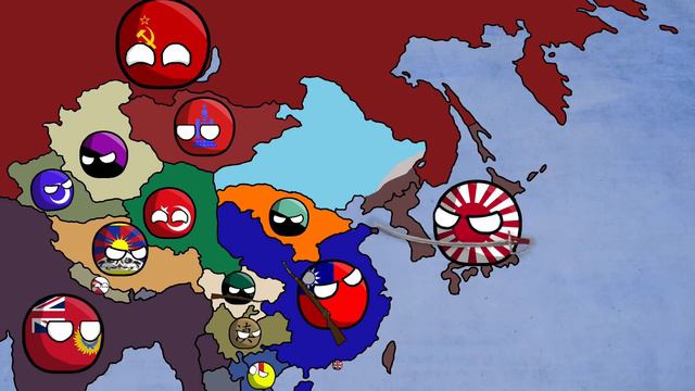 History Of China And Its Neighbours In Countryballs (1900-2020)