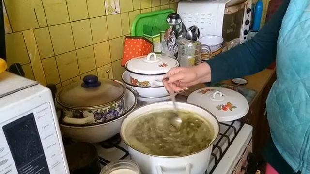 Приготовление Зеленого Борща