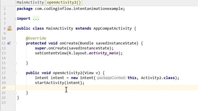 Intent Animation Library - Android Studio Tutorial смотреть онлайн