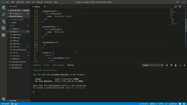 #6 - Curso de React + Redux / Criar um simples formulário Evento de onChange смотреть онлайн