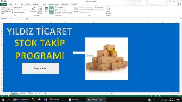 Excel VBA ile Stok Takip Programı - 1. Ders смотреть онлайн