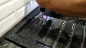 Как просверлить отверстие в мойке из жидкого камня