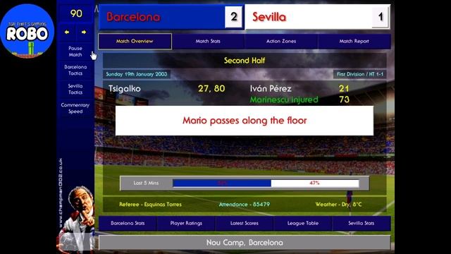 Look Who's Back! The Barcelona Championship Manager 0102 Gameplay Season 2 смотреть онлайн