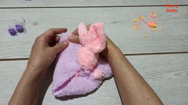 💝Birkaç dakikada en güzel havlu tavşan yapımı🐇/!Dikiş yok 🪡Yapıştırıcı yok ✂️kesmek yok смотреть онлайн