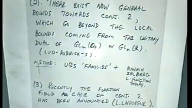 5.6 P. Sarnak : Some problems in number theory and analysis смотреть онлайн