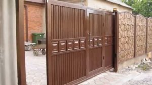 Откатные ворота с калиткой в Светлогорске и пригороде  Заказать расчет ворот по телефону, номер смо