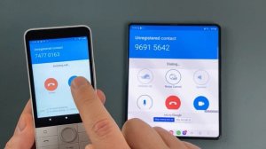 Xiaomi Qin F22 Pro VS Samsung Z Fold 3 SkyPhone Call & Incoming Call & Outgoing Call