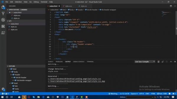 How To Install Sass In Your Visual Studio Code - Beginner SCSS Tutorial