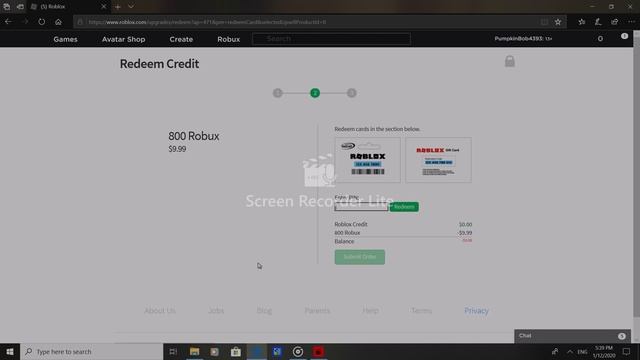 Roblox How to redeem 10$ Roblox card смотреть онлайн