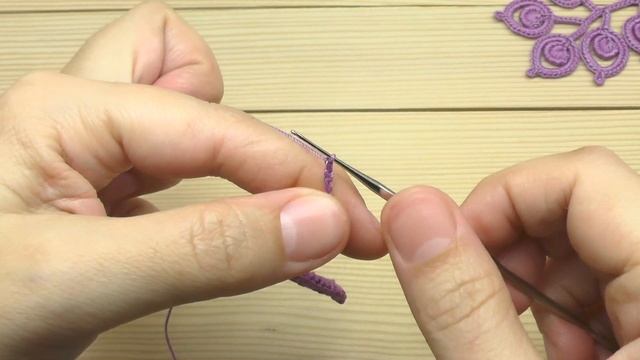 ВЕТОЧКА ЛИСТИКОВ вязание крючком МАСТЕР-КЛАСС мотив для ирландского кружева Crochet Irish lace смотреть онлайн