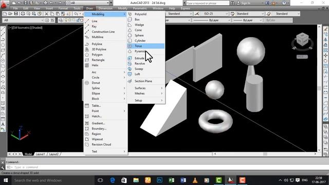 how to make 3d objects in autocad 2013 смотреть онлайн