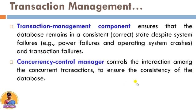Transaction Management & Storage Management | DBMS | Lecture 7 | Shanu Kuttan | in Hindi смотреть онлайн