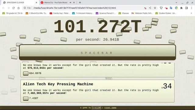 100 trillion on spacebar clicker смотреть онлайн