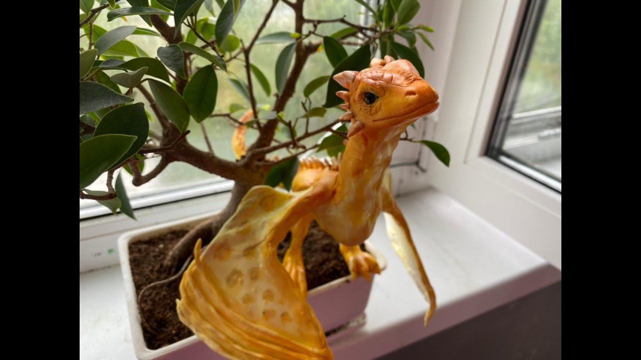 Сделала дракона Визириона из полимерной глины кенди клей смотреть онлайн