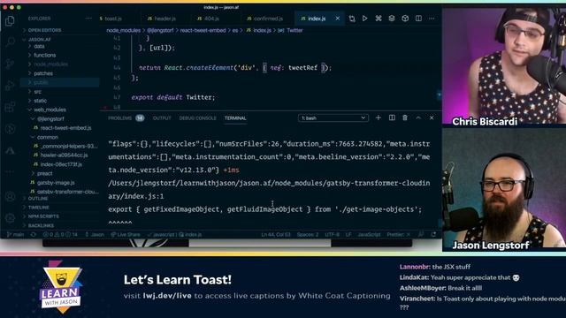 Let's Learn Toast! (with Chris Biscardi) — Learn With Jason смотреть онлайн