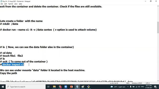 DevOps 24th Session | Docker Volumes | Volume Containers смотреть онлайн