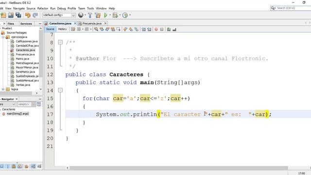 Ejercicio #60 Java- Mostrar todos los caracteres de la 'a' a la 'z', su código ascii, y en inverso смотреть онлайн