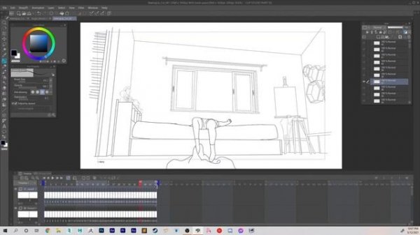 Clip Studio Paint  - How to extend an animation