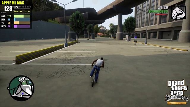 Apple M1 Max | GTA San Andreas: Definitive Edition (CrossOver) смотреть онлайн
