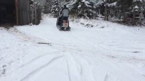 Снегоход "Буран" с двигателем от Toyota Duet 1