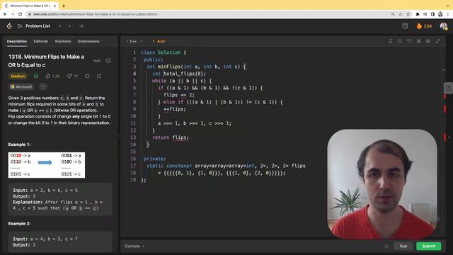 Minimum Flips to Make a OR b Equal to c - LeetCode Daily 6/7 смотреть онлайн