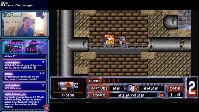 Retro Game Gauntlet [Part: 167] - DOS - Alien Carnage смотреть онлайн
