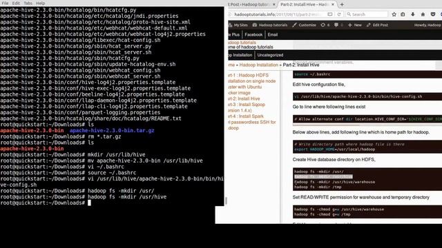 2. Install Hive - Exttract and configure hive смотреть онлайн