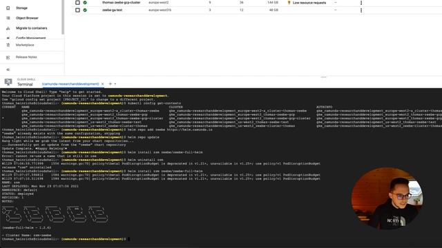 Deploy a Zeebe Cluster to Google Cloud смотреть онлайн