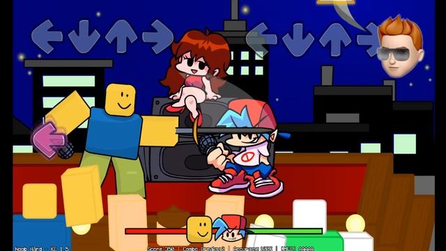 НУБИК совсем ОБНАГЛЕЛ! Friday Night Funkin' VS Noob Friday Night Bloxxin' Roblox смотреть онлайн